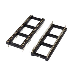 kit com 12x Soquete Torneado 40 Pinos DIP 2,54mm